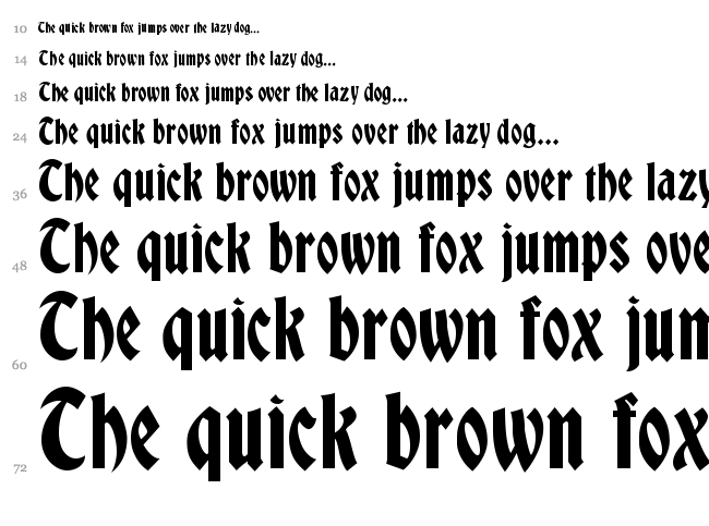 Bradley Gratis font waterfall